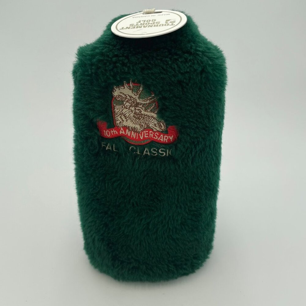 Fall Classic 10th Anniversary Golf Club Headcover – Green Fuzzy, Embroidered